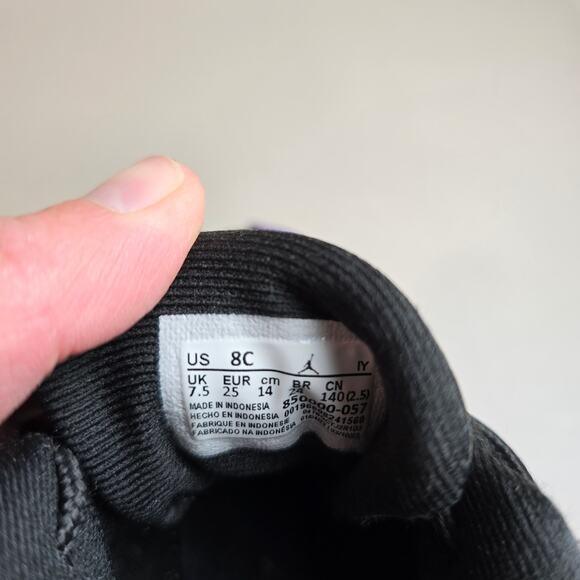 Nike Air Jordan 12 XII Retro TD Toddler Shoes 8C Field Purple Black 850000-057 - Picture 5 of 7